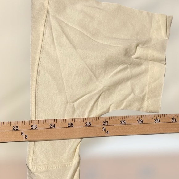 FP Movement Inspire Tee Printed Vertical Multi Colored Stripe Cream/Pink Combo - Picture 3 of 10